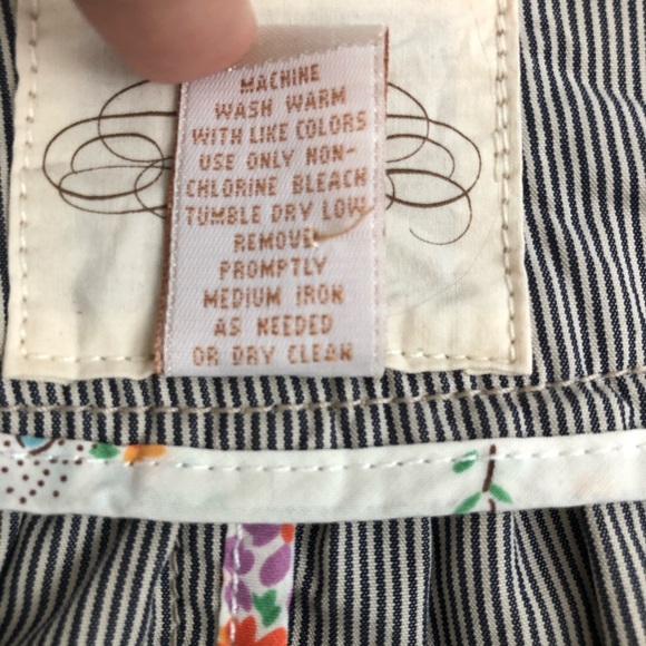 Anthropologie Cidra Ticking Stripe Swing Jacket - Picture 8 of 8